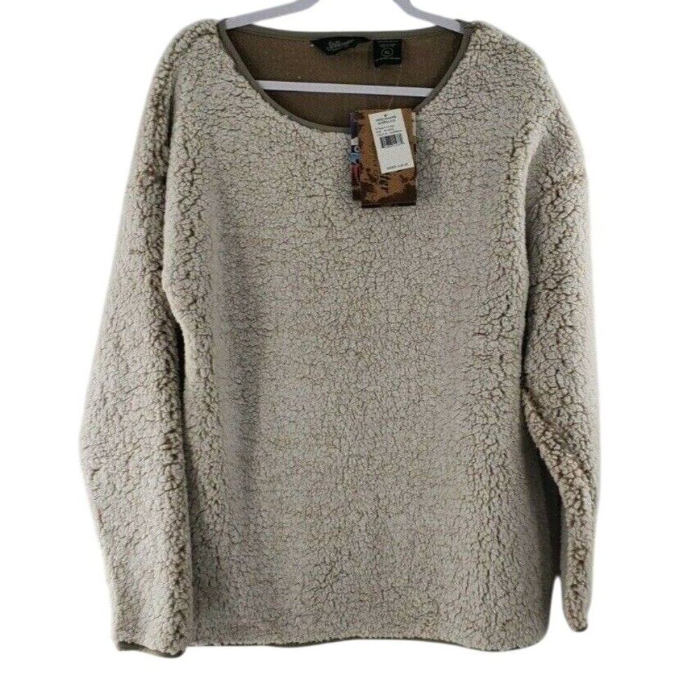 Stillwater Supply Women’s Lightweight Sherpa Pullover Soft Cozy Top XL New - Picture 2 of 2